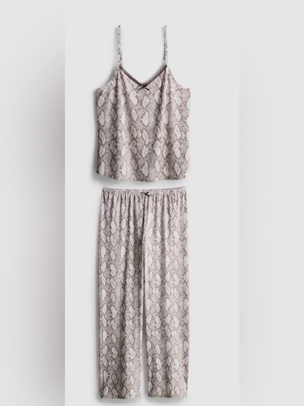 Primark Leopard Lace Cami Pajamas Size Medium NWT - C27-086